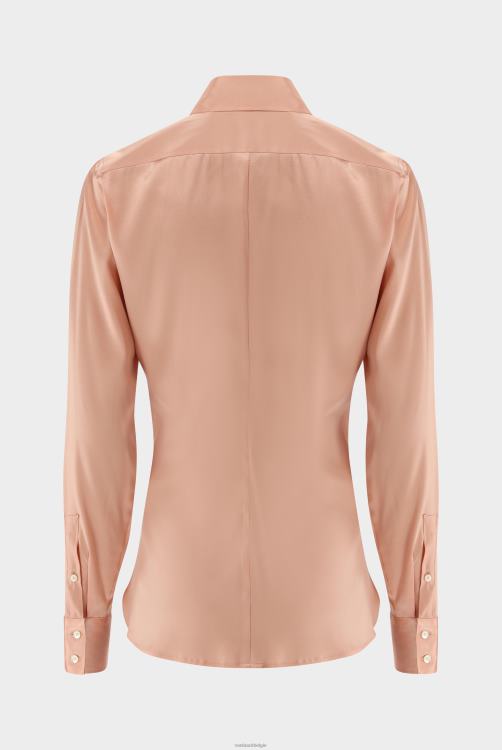 vrouwen Van Laack getailleerde zijden blouse kleding XLN6N121