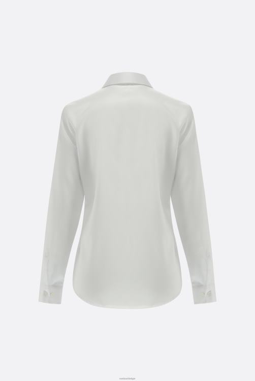 vrouwen Van Laack kreukvrije overhemdblouse kleding XLN6N57