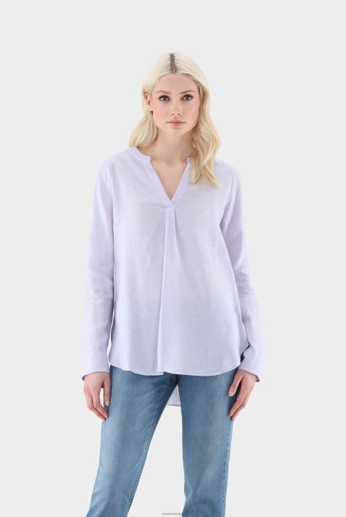 vrouwen Van Laack linnen tuniekblouse kleding XLN6N95