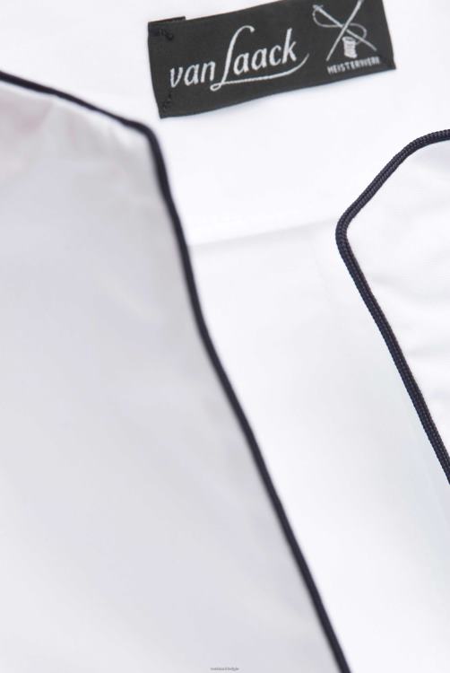 vrouwen Van Laack myrthe-fpbkn - hybrideshort met kelkkraag en contrasterende inzetstukken kleding XLN6N10