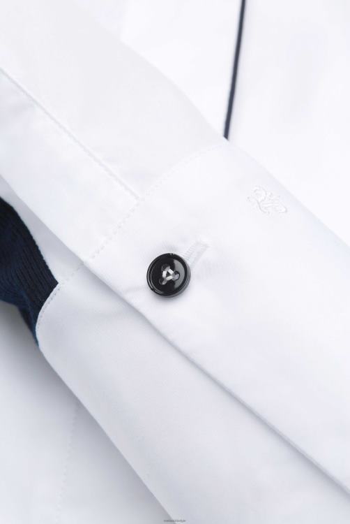 vrouwen Van Laack myrthe-fpbkn - hybrideshort met kelkkraag en contrasterende inzetstukken kleding XLN6N10