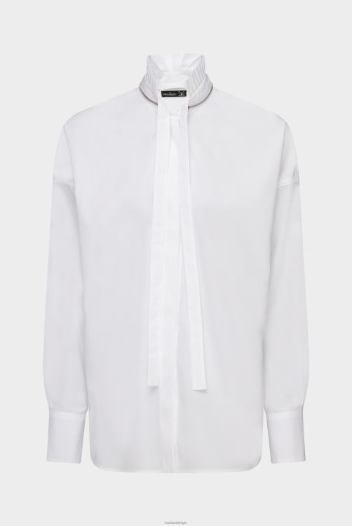 vrouwen Van Laack overhemd met opstaande kraag en ritssluiting kleding XLN6N48