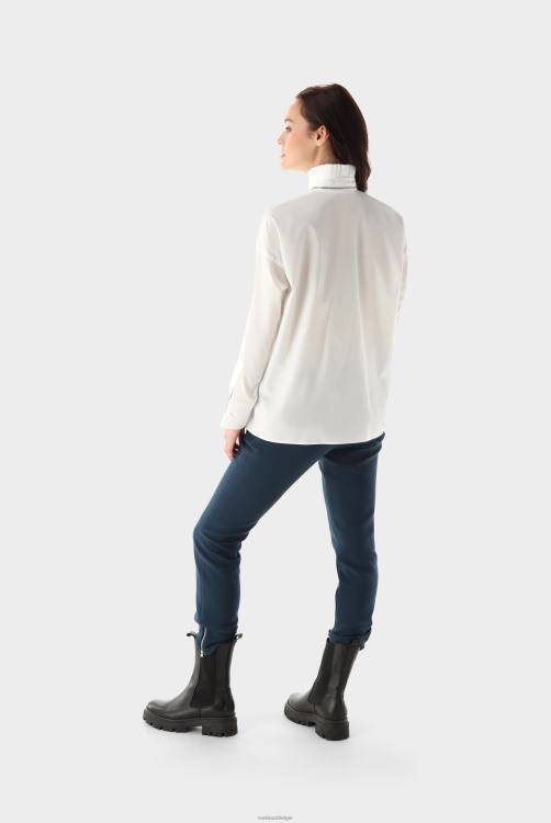 vrouwen Van Laack overhemd met opstaande kraag en ritssluiting kleding XLN6N48