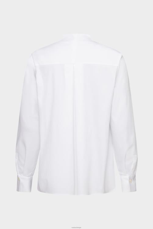 vrouwen Van Laack stretch blouse met kelkkraag kleding XLN6N51