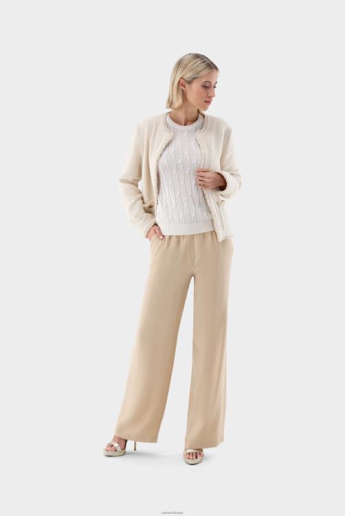 vrouwen Van Laack boucle jasje met franjes en lurex effect kleding XLN6N202