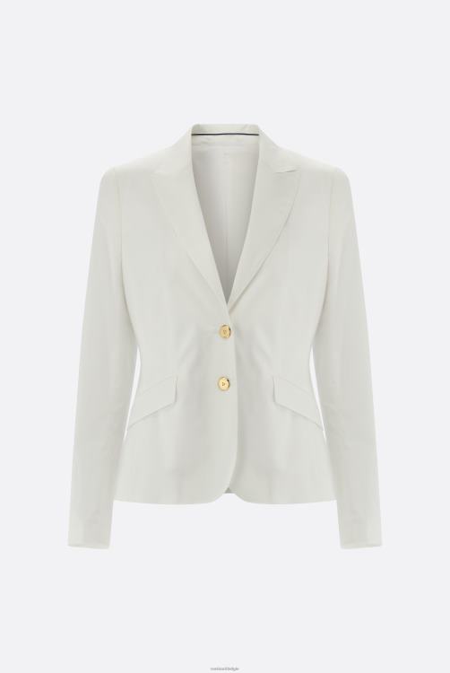 vrouwen Van Laack getailleerde blazer met stretch kleding XLN6N206