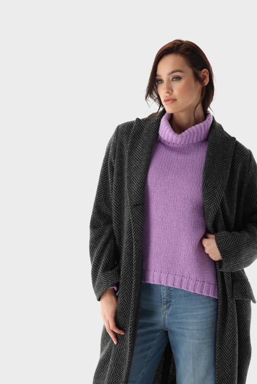 vrouwen Van Laack jas met wolmix met visgraatpatroon kleding XLN6N196