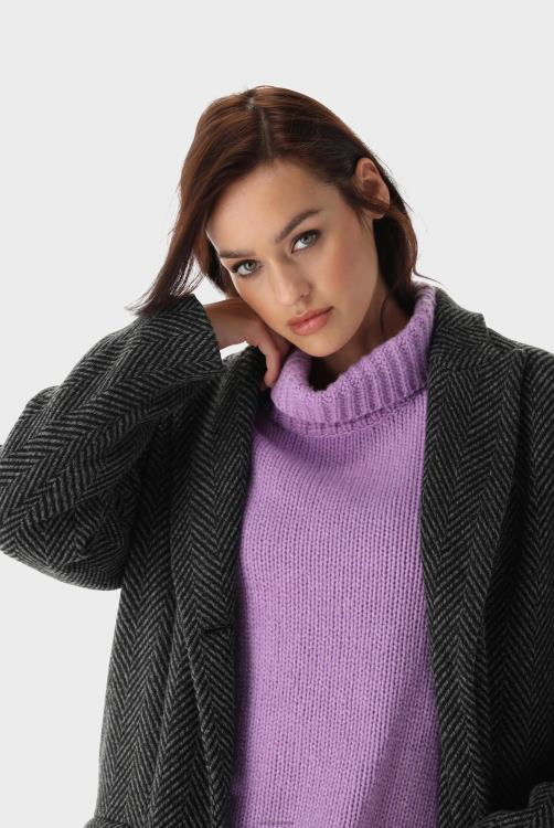 vrouwen Van Laack jas met wolmix met visgraatpatroon kleding XLN6N196