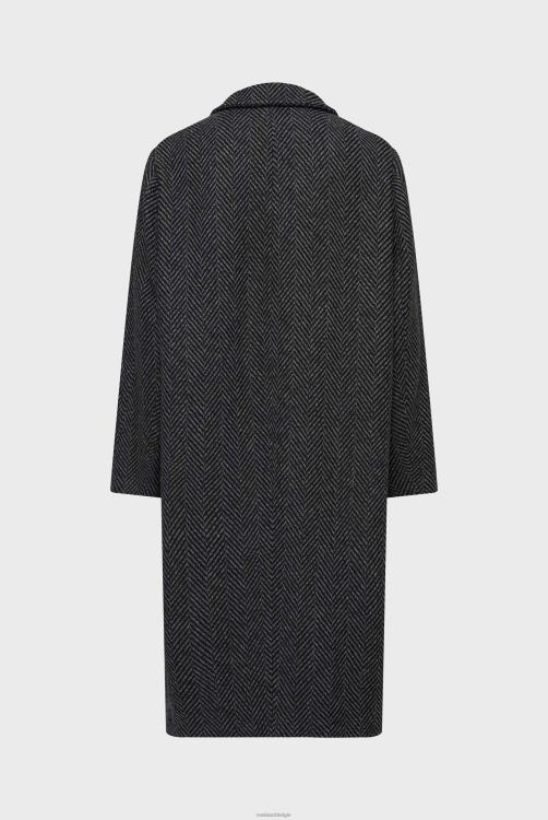 vrouwen Van Laack jas met wolmix met visgraatpatroon kleding XLN6N196