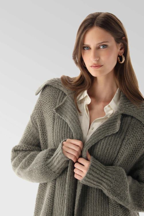 vrouwen Van Laack jas van alpacamix kleding XLN6N198