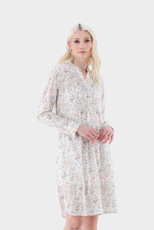 vrouwen Van Laack Knielange slip-on-jurk met bloemenprint kleding XLN6N151