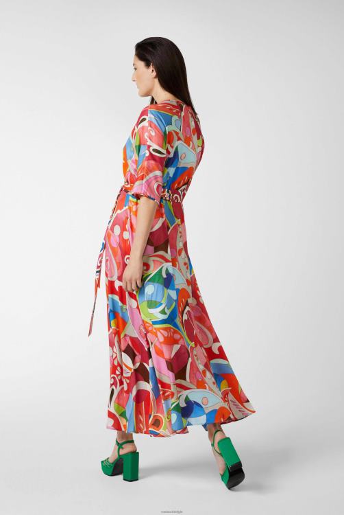 vrouwen Van Laack maxi-jurk met geometrische print kleding XLN6N161