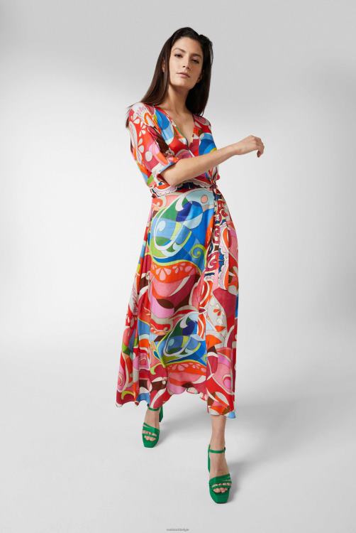 vrouwen Van Laack maxi-jurk met geometrische print kleding XLN6N161