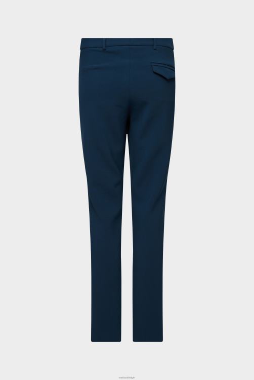 vrouwen Van Laack halfhoge broek met rechte pijpen, slim fit kleding XLN6N279