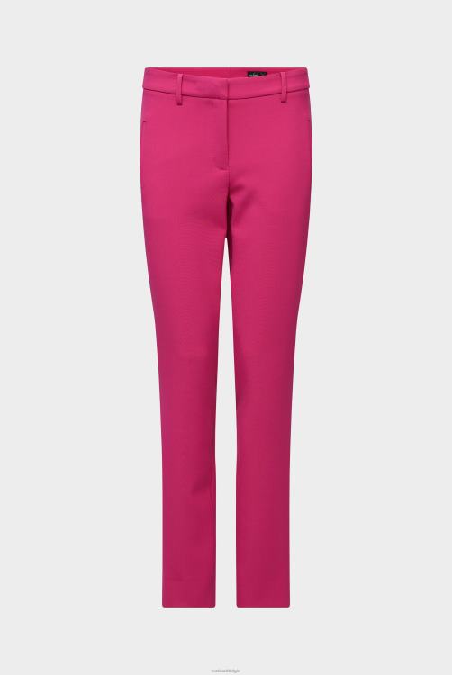 vrouwen Van Laack halfhoge broek met rechte pijpen, slim fit kleding XLN6N280