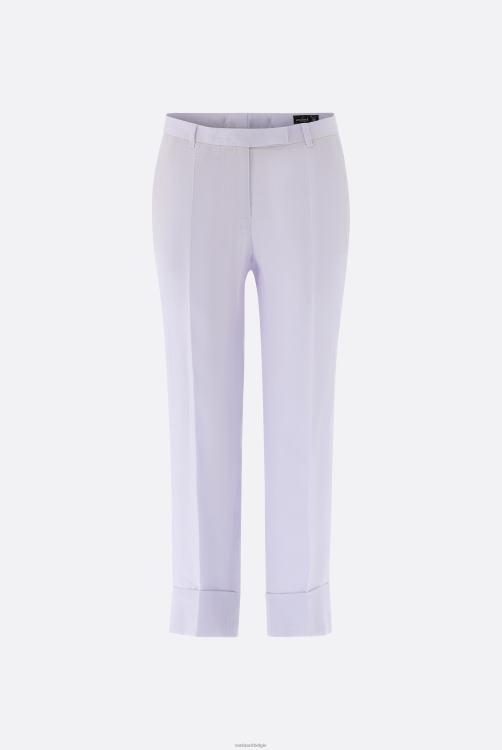 vrouwen Van Laack linnen broek met manchet kleding XLN6N262