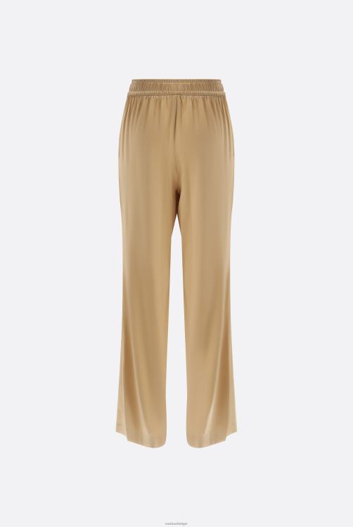 vrouwen Van Laack palazzobroek van stretchzijde-satijn kleding XLN6N258