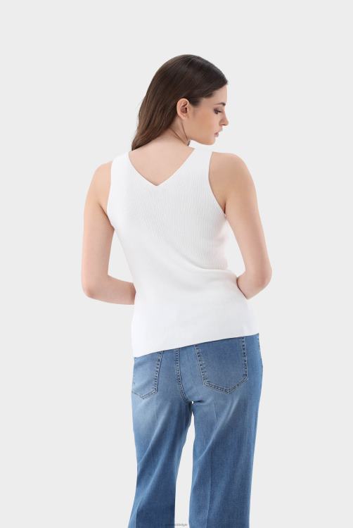 vrouwen Van Laack geribde gebreide tanktop kleding XLN6N220