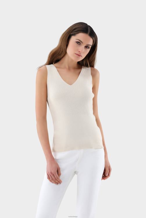 vrouwen Van Laack geribde gebreide tanktop kleding XLN6N224