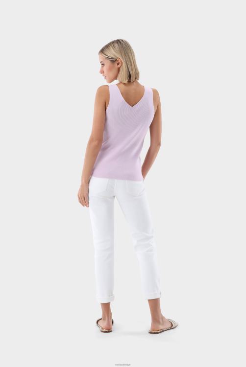 vrouwen Van Laack geribde gebreide tanktop kleding XLN6N227