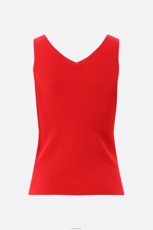 vrouwen Van Laack geribde gebreide tanktop kleding XLN6N232