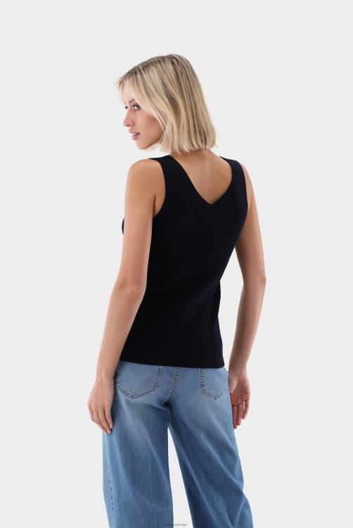 vrouwen Van Laack geribde gebreide tanktop kleding XLN6N235