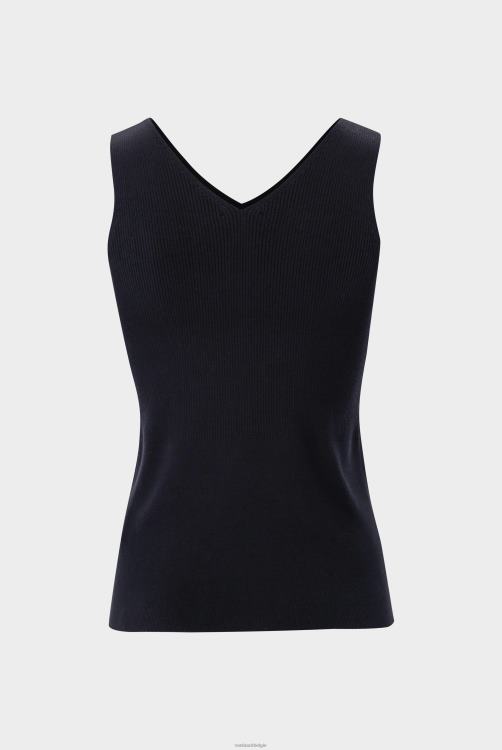 vrouwen Van Laack geribde gebreide tanktop kleding XLN6N235