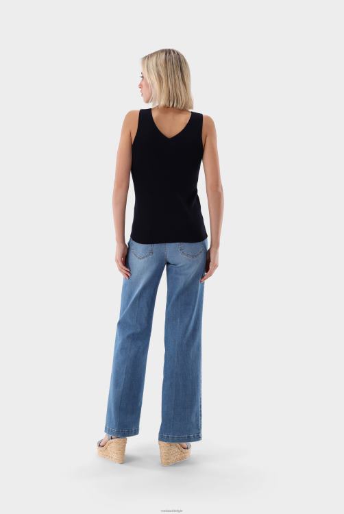 vrouwen Van Laack geribde gebreide tanktop kleding XLN6N235