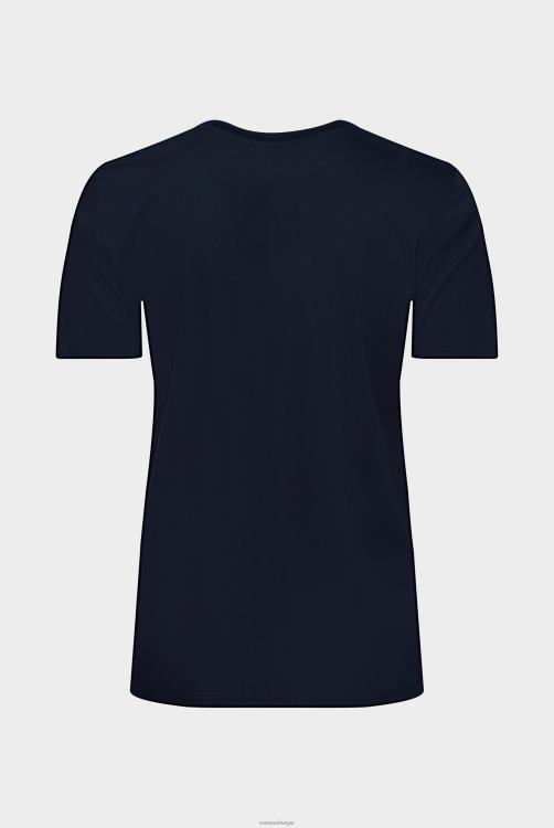 vrouwen Van Laack moleen-f - T-shirt van Zwitserse katoenen jersey met ronde hals kleding XLN6N239