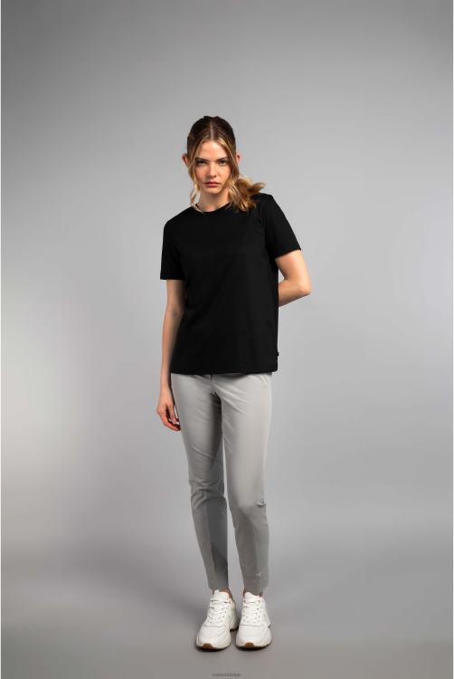 vrouwen Van Laack moleen-f - T-shirt van Zwitserse katoenen jersey met ronde hals kleding XLN6N242