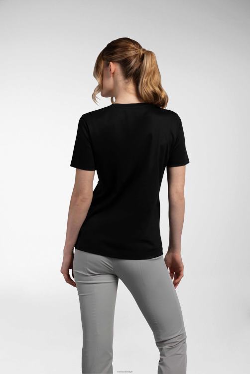 vrouwen Van Laack moleen-f - T-shirt van Zwitserse katoenen jersey met ronde hals kleding XLN6N242