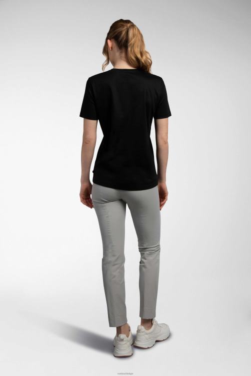 vrouwen Van Laack moleen-f - T-shirt van Zwitserse katoenen jersey met ronde hals kleding XLN6N242