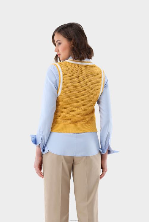 vrouwen Van Laack cropped slipover van katoen kleding XLN6N180