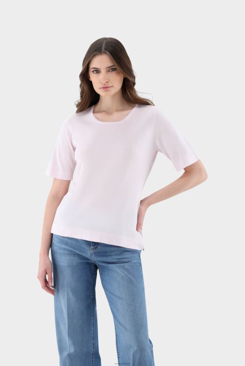vrouwen Van Laack gebreid T-shirt van zijdemix kleding XLN6N176