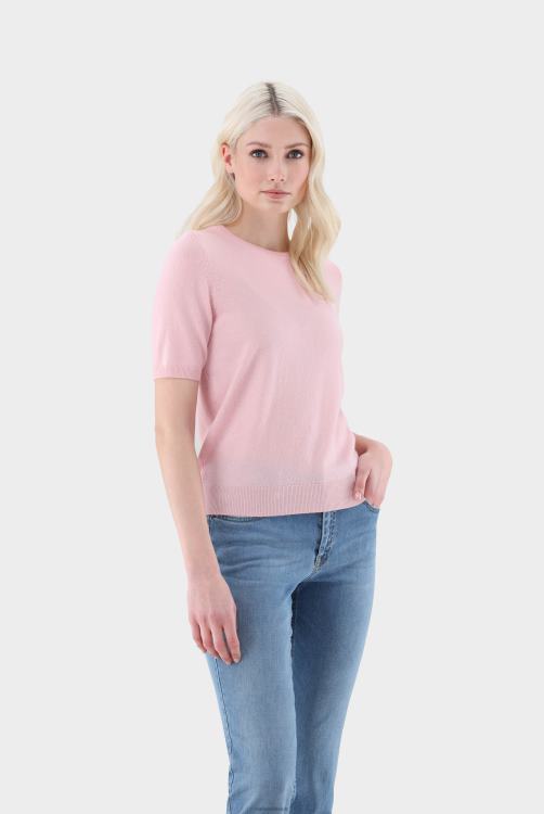 vrouwen Van Laack gebreid kasjmier t-shirt kleding XLN6N173