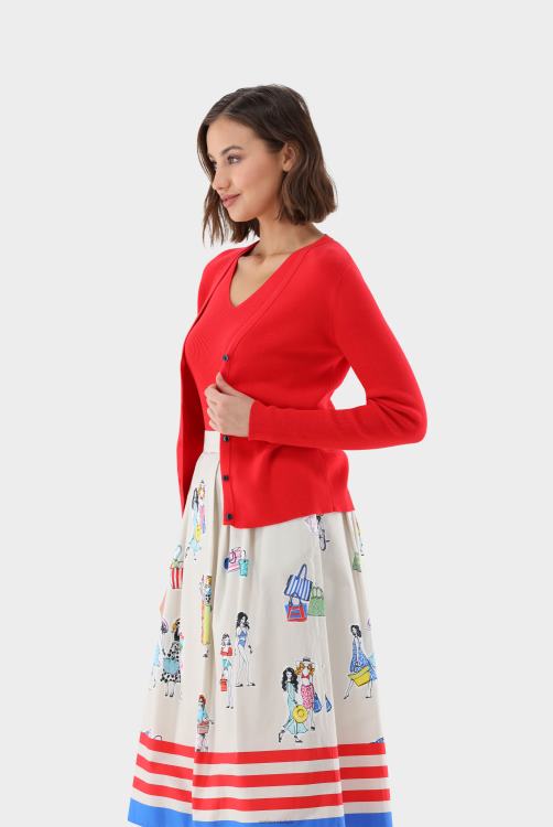 vrouwen Van Laack geribd gebreid vest kleding XLN6N195