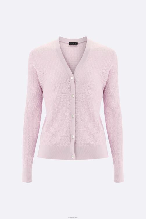 vrouwen Van Laack vest met ajourpatroon kleding XLN6N179